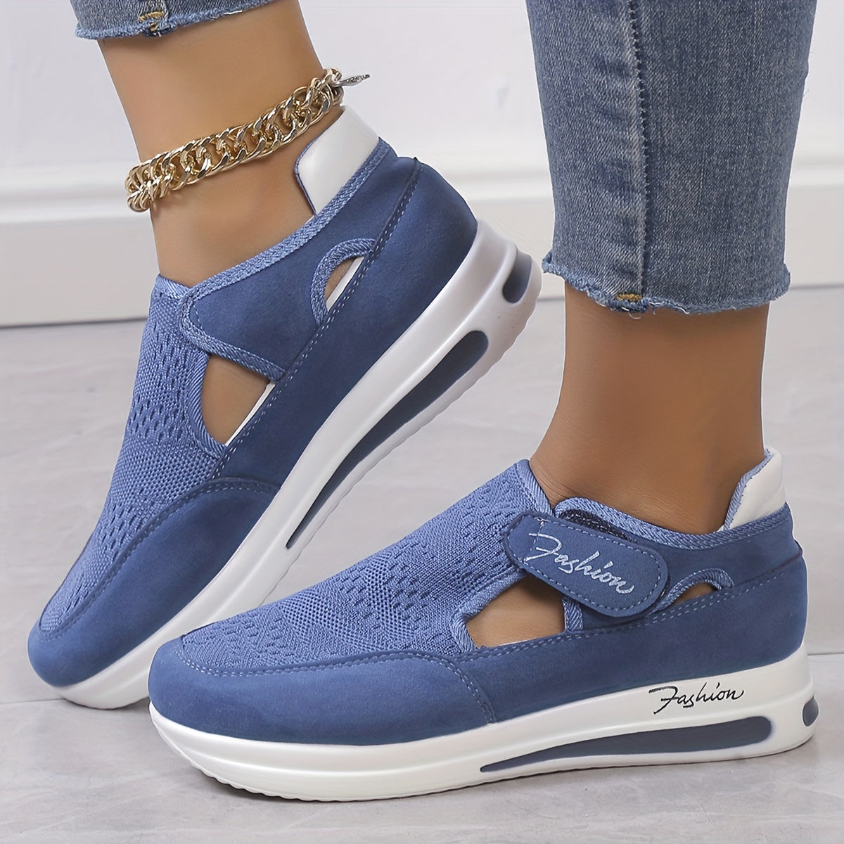 Breeze Walk Plus-Size Wedge Shoes