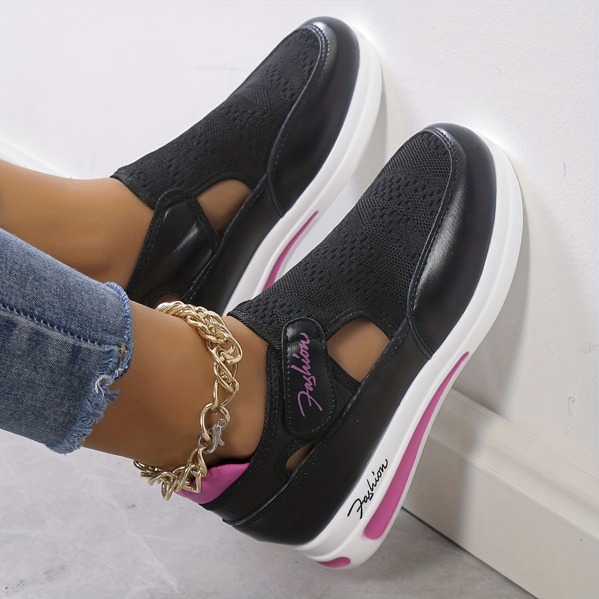 Breeze Walk Plus-Size Wedge Shoes