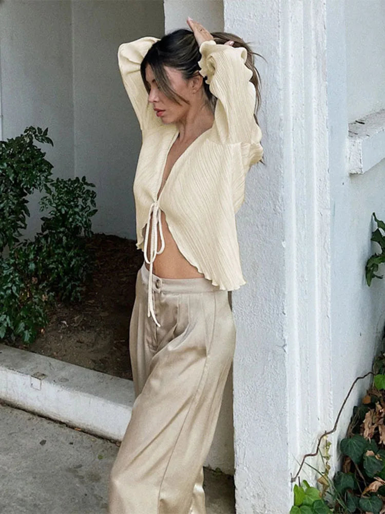 Luna Tie Up Cardigan