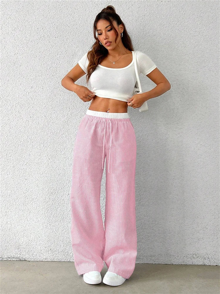 Mila Casual Striped Pants