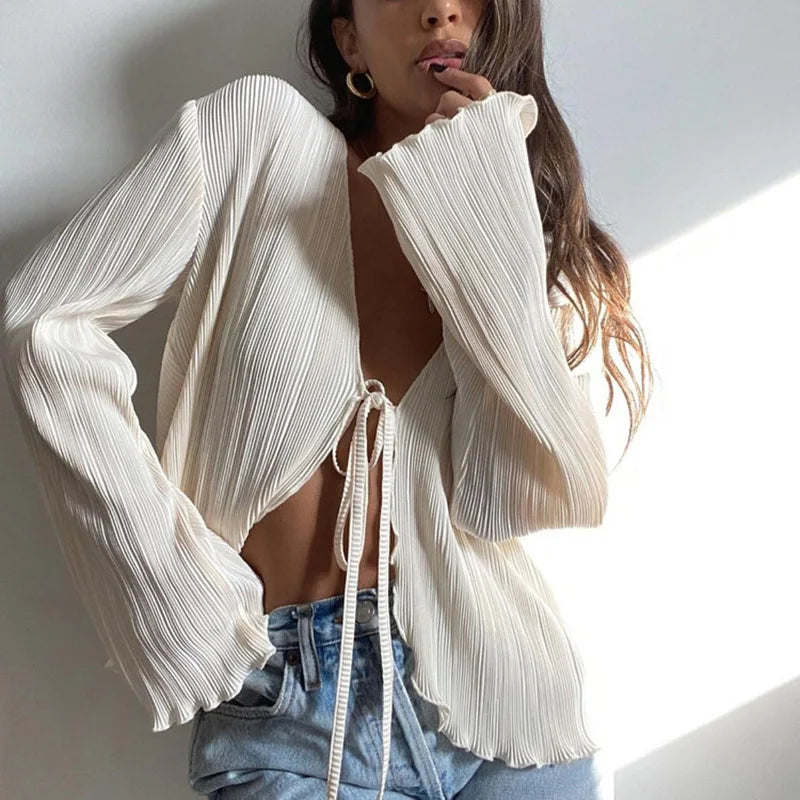 Luna Tie Up Cardigan