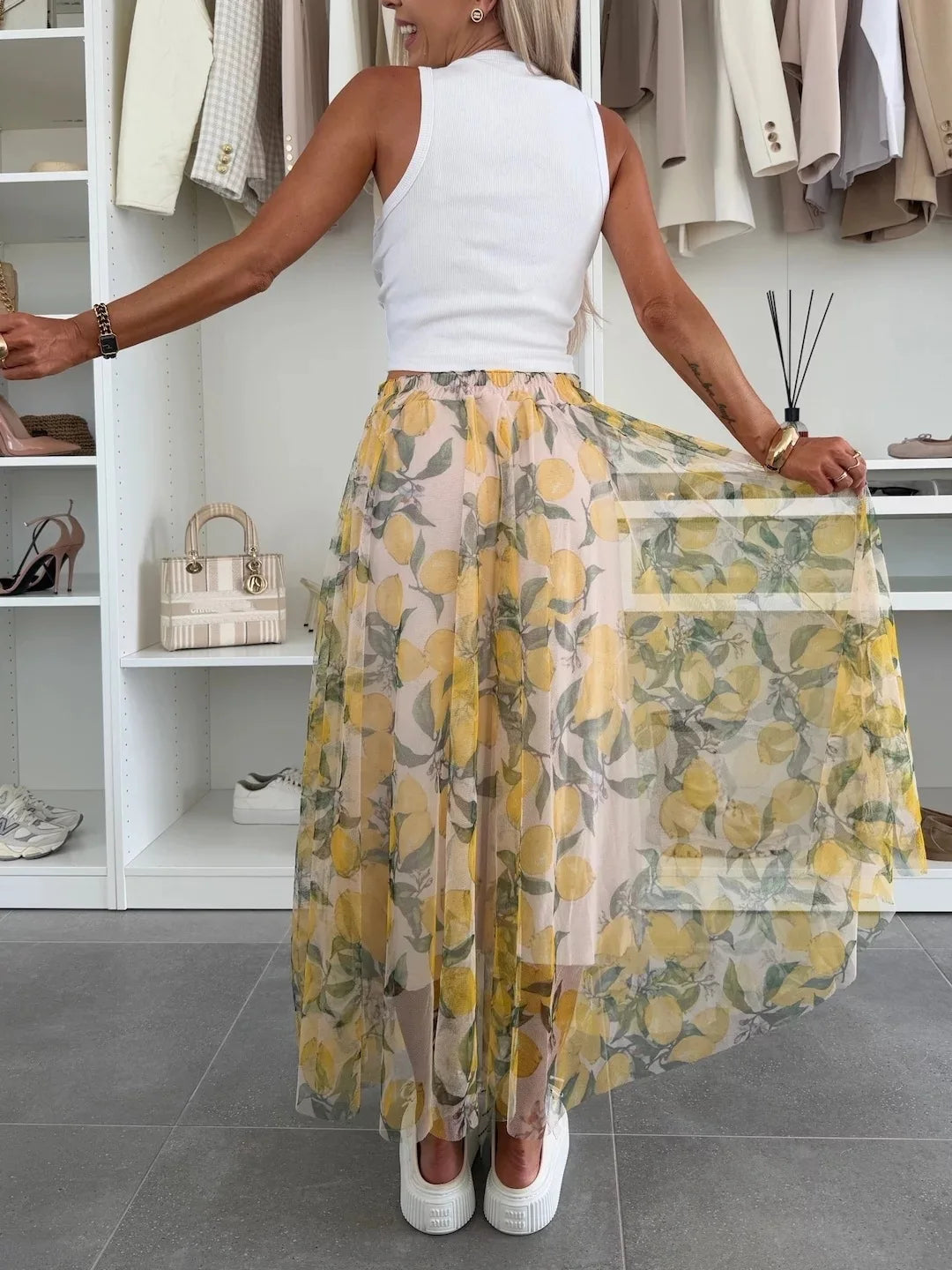 Lemon Bloom Skirt