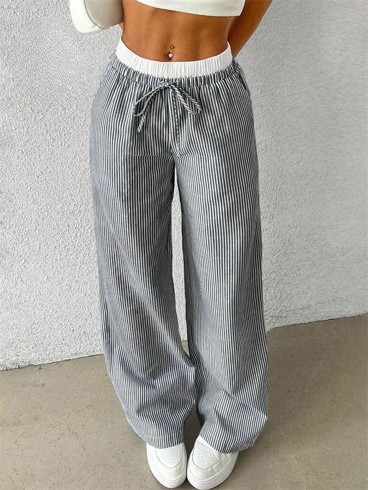 Mila Casual Striped Pants