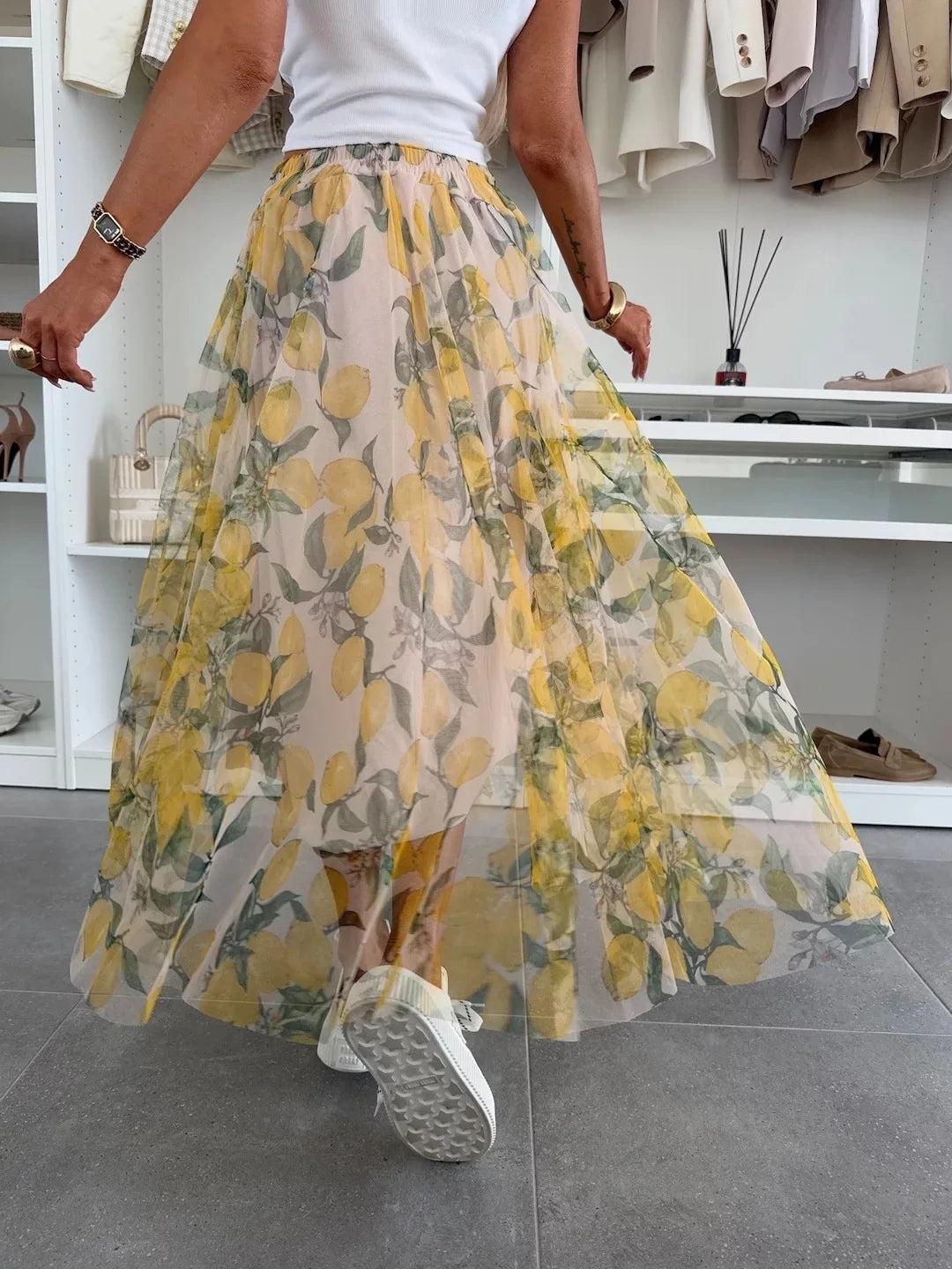 Lemon Bloom Skirt
