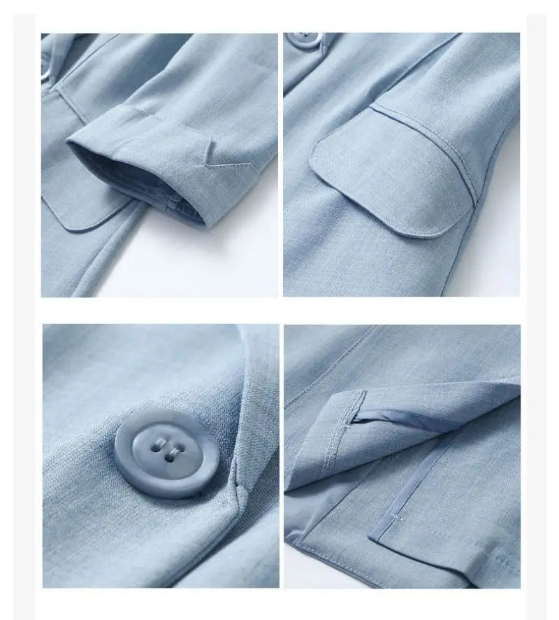 Luxe Azure Blazer