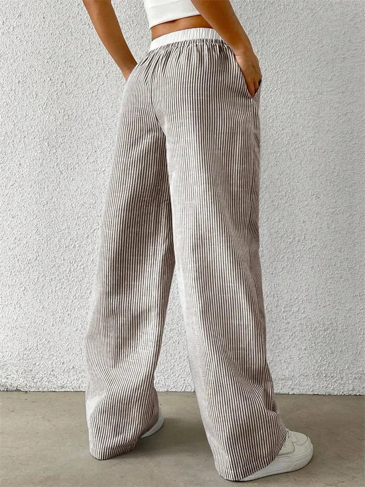 Mila Casual Striped Pants