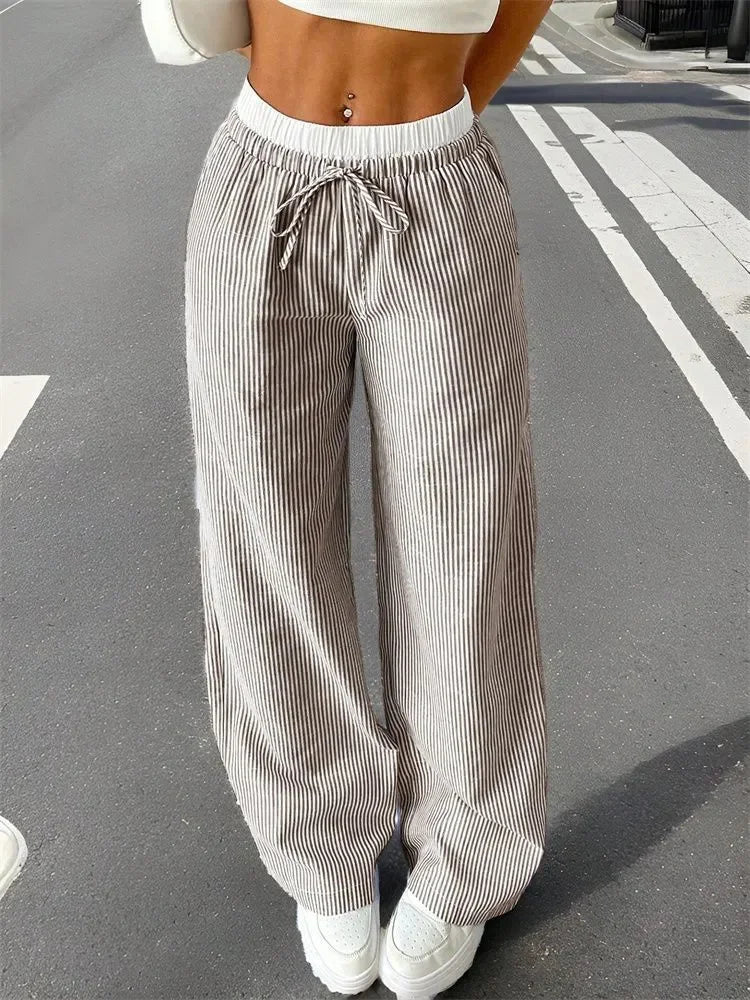 Mila Casual Striped Pants
