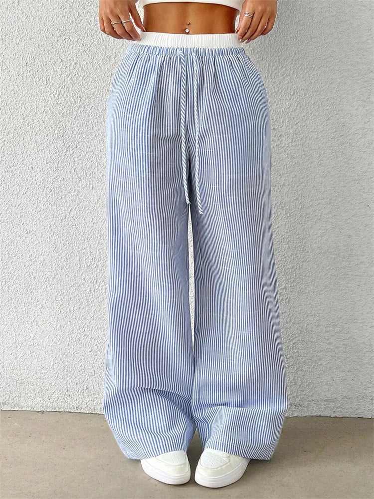 Mila Casual Striped Pants