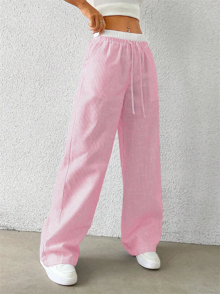 Mila Casual Striped Pants