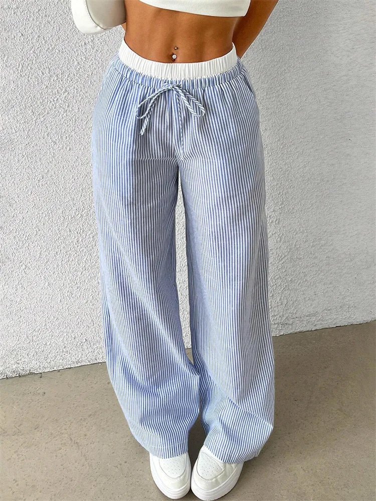 Mila Casual Striped Pants