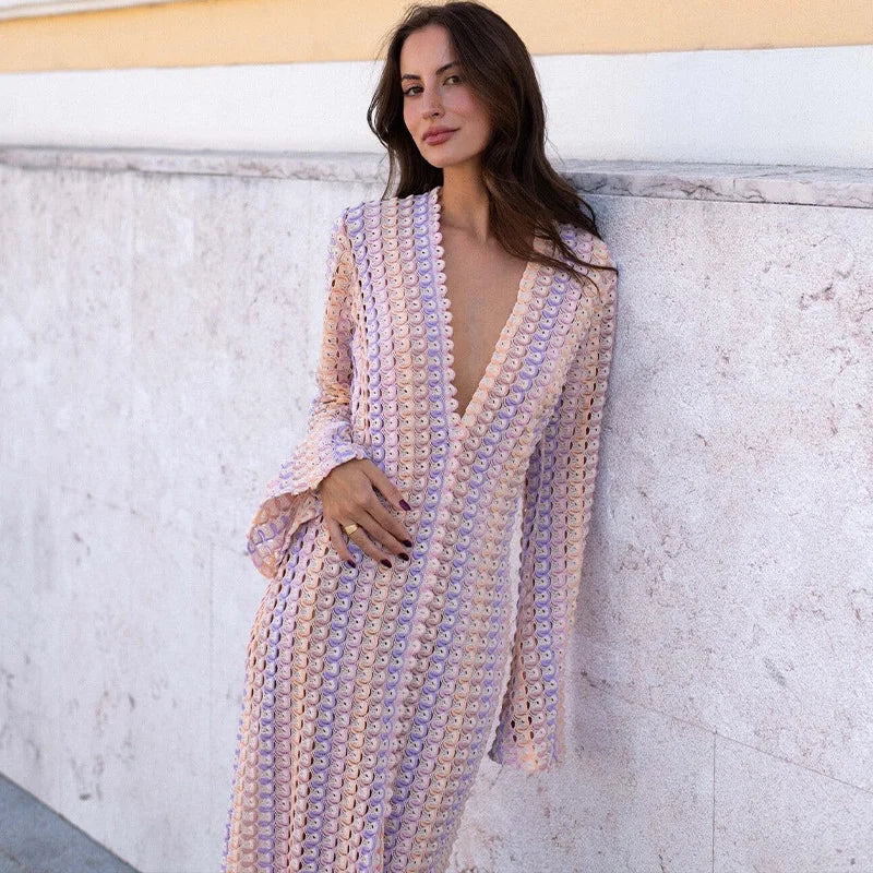 Luxe Crochet Maxi Dress