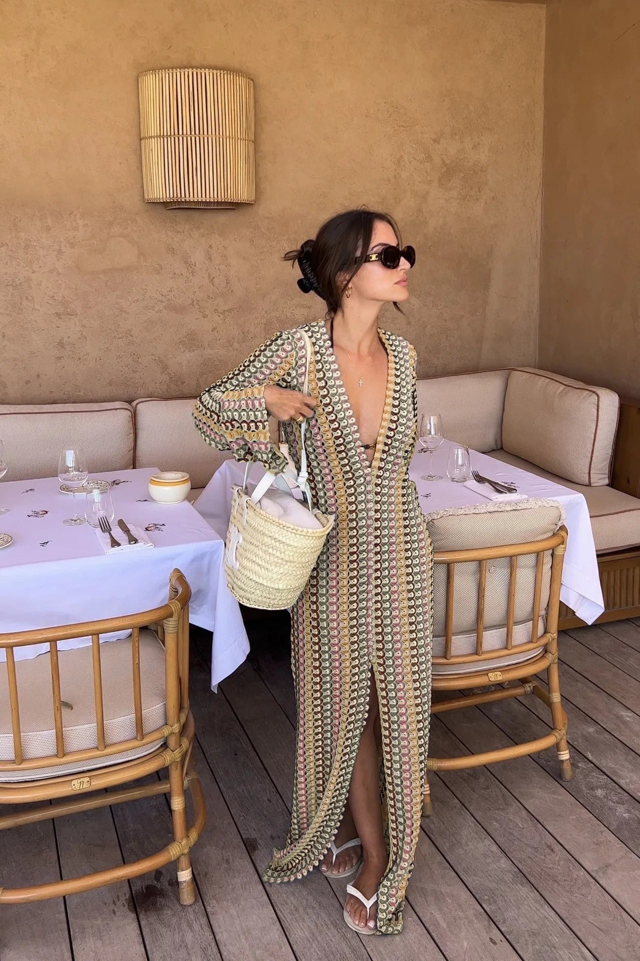 Luxe Crochet Maxi Dress