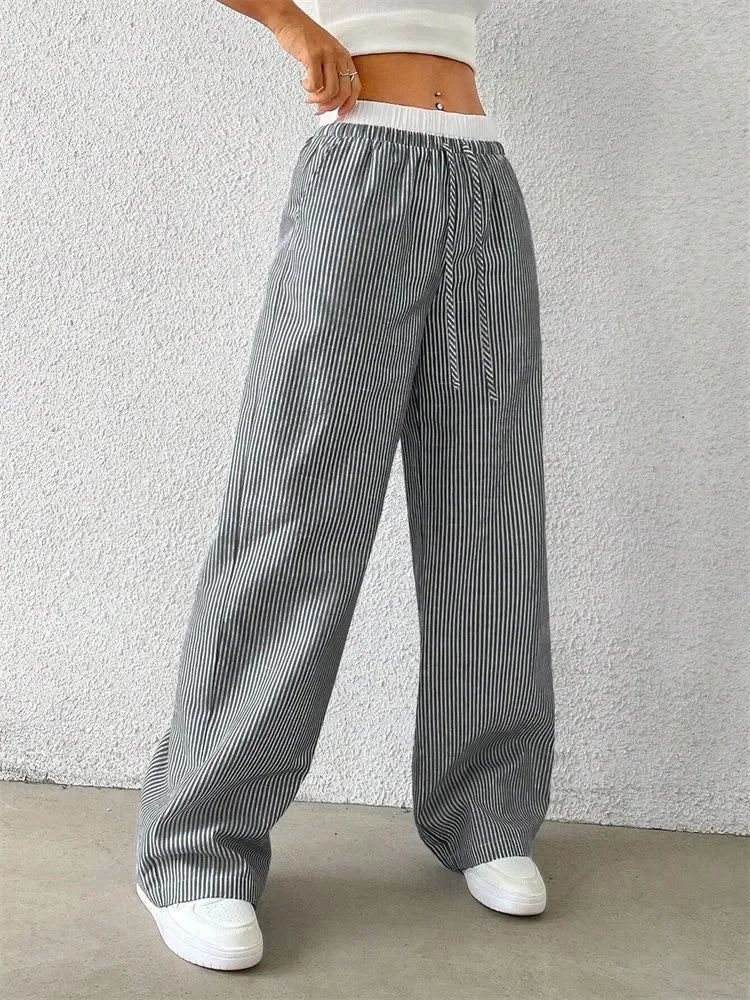 Mila Casual Striped Pants