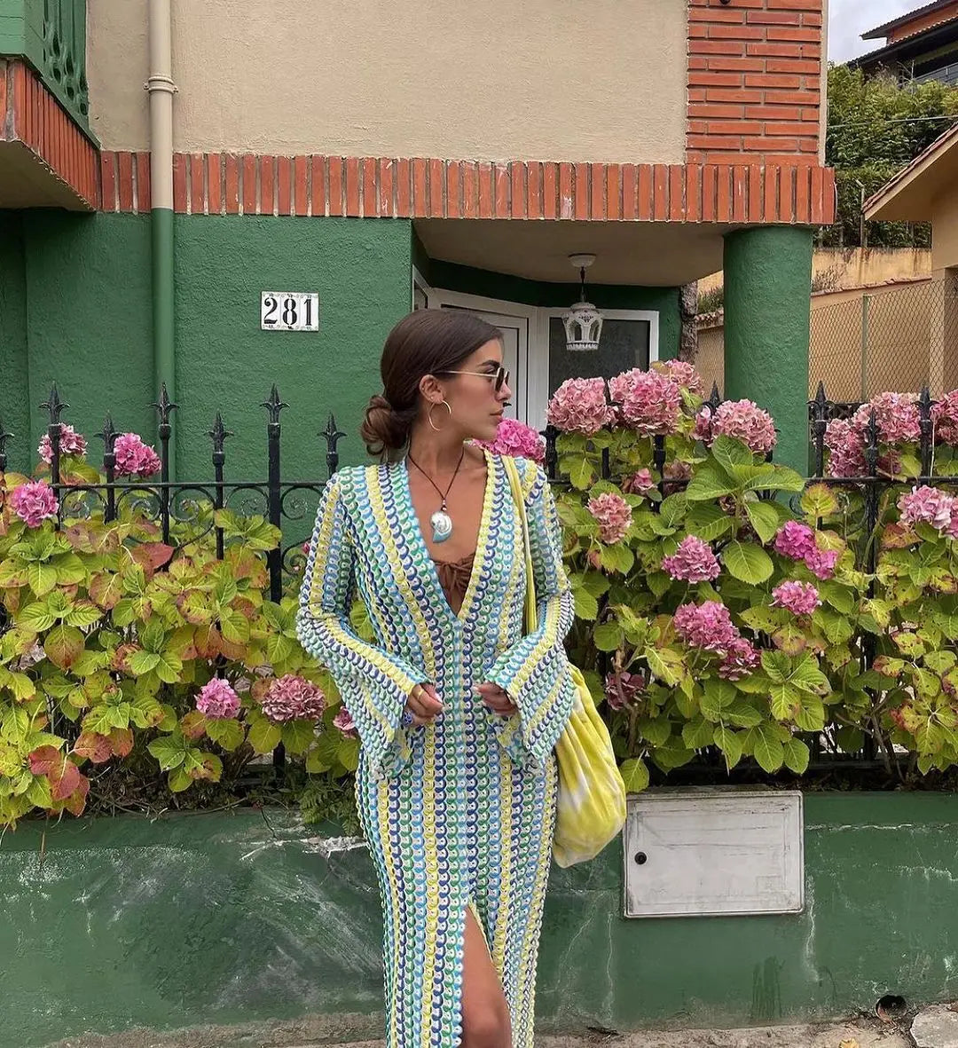 Luxe Crochet Maxi Dress