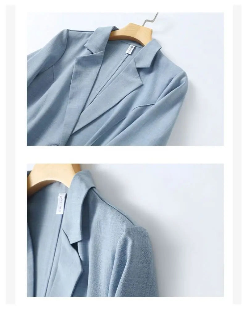 Luxe Azure Blazer