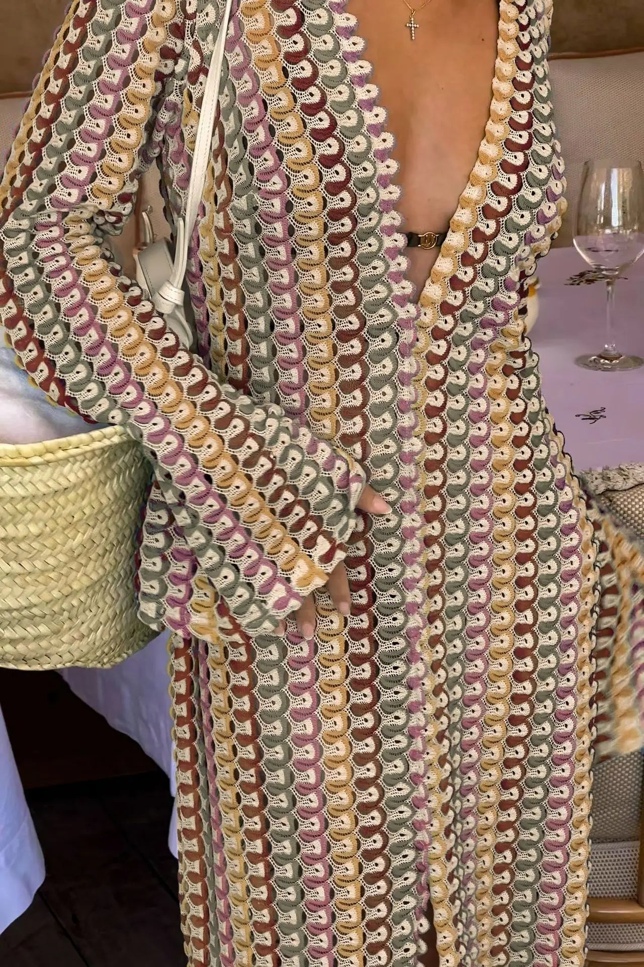 Luxe Crochet Maxi Dress