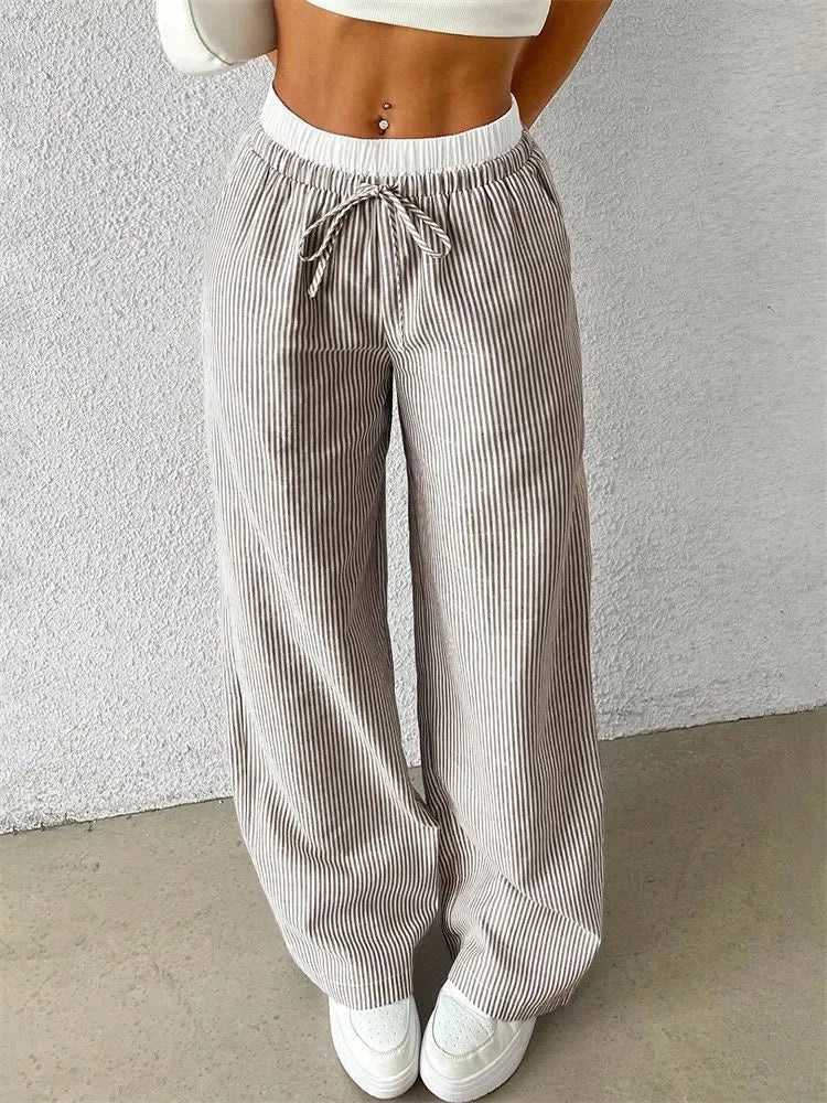 Mila Casual Striped Pants