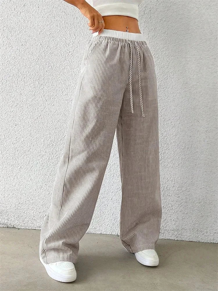 Mila Casual Striped Pants