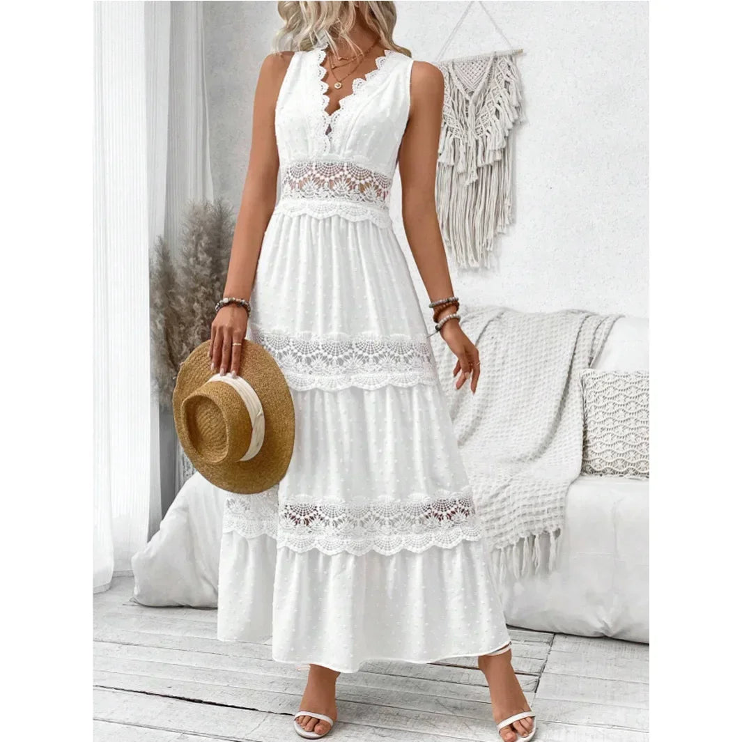 Luna Lace Maxi Dress