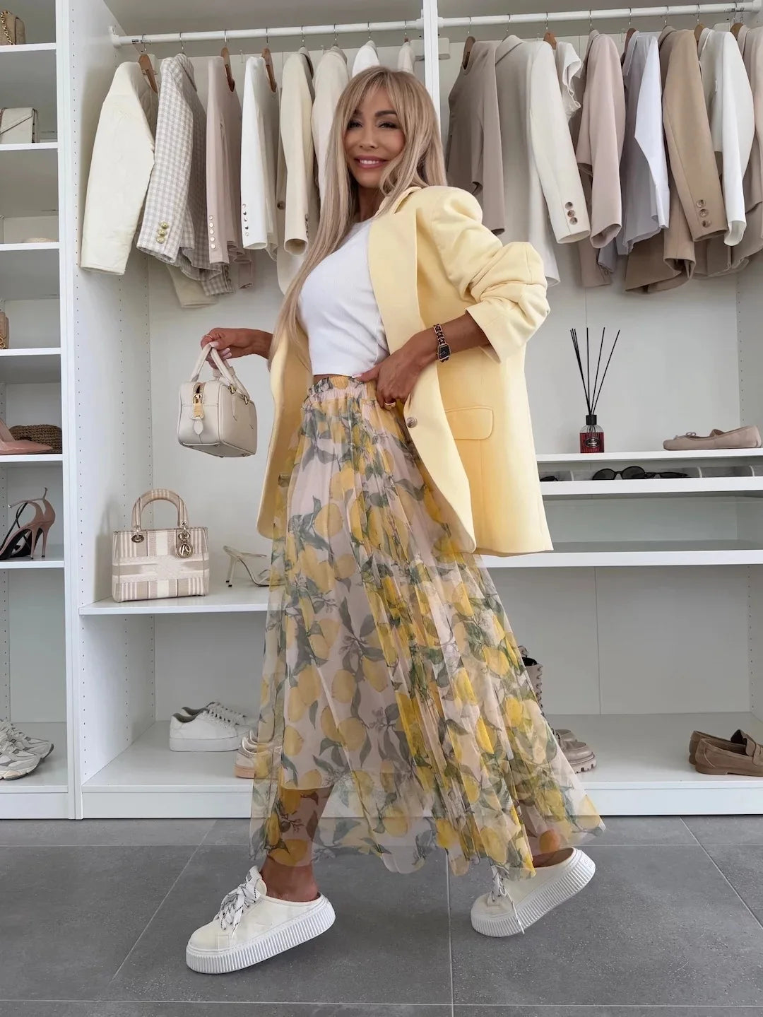 Lemon Bloom Skirt