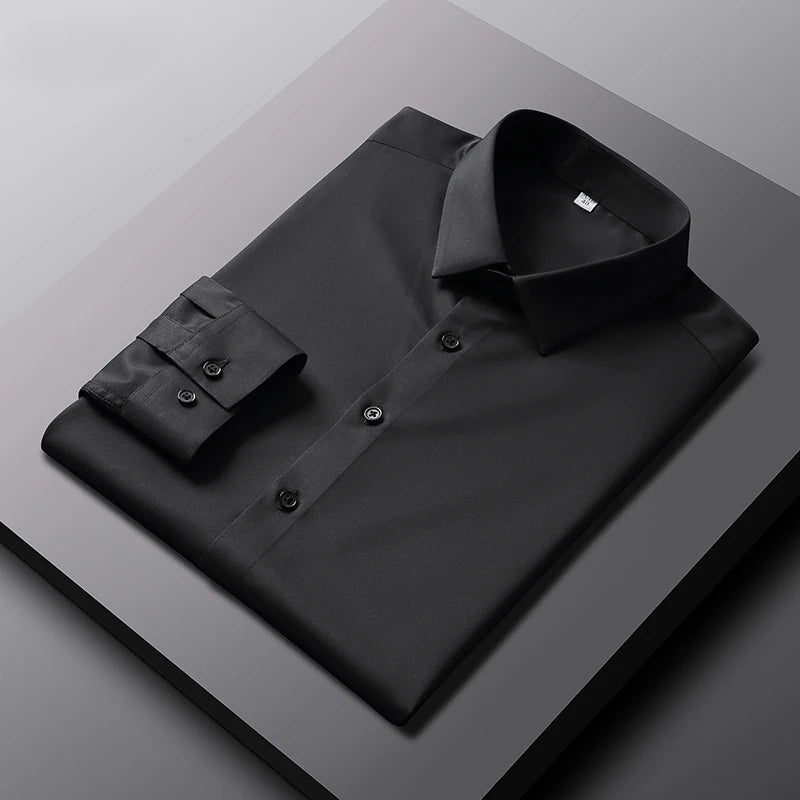 Men’s Non-Iron Wrinkle-Resistant Long Sleeve Shirt