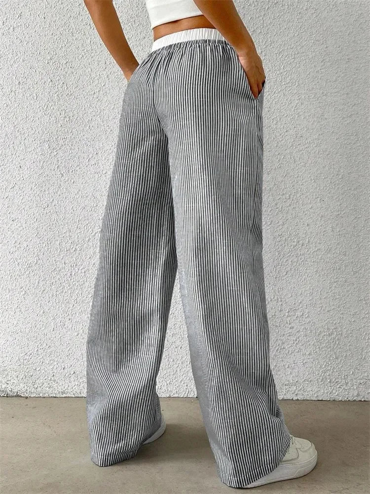 Mila Casual Striped Pants