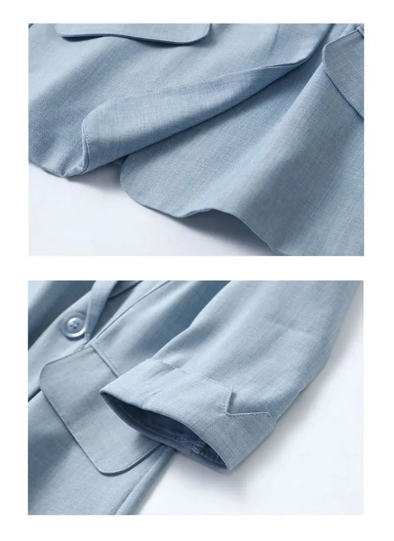 Luxe Azure Blazer