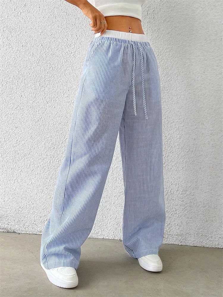 Mila Casual Striped Pants