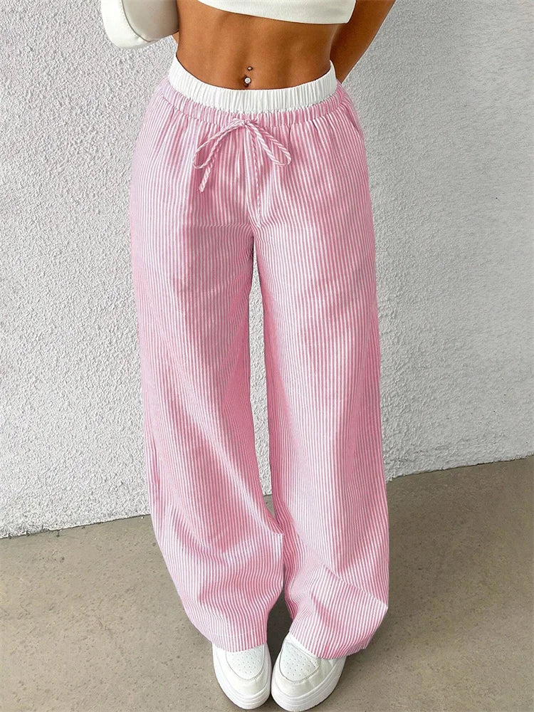 Mila Casual Striped Pants