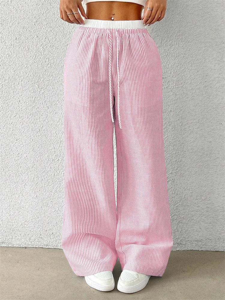 Mila Casual Striped Pants