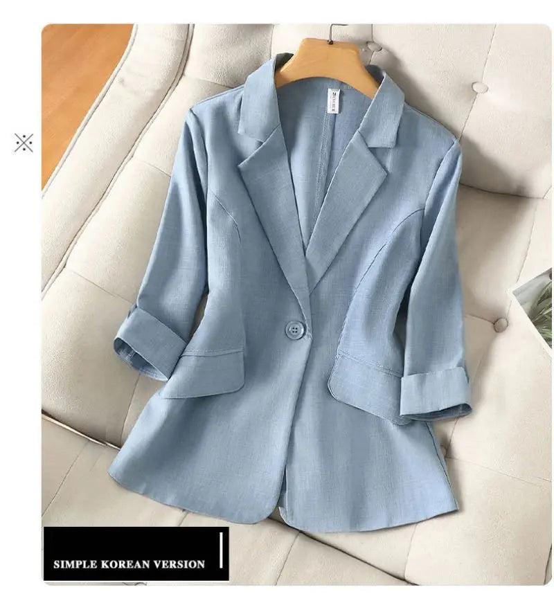 Luxe Azure Blazer