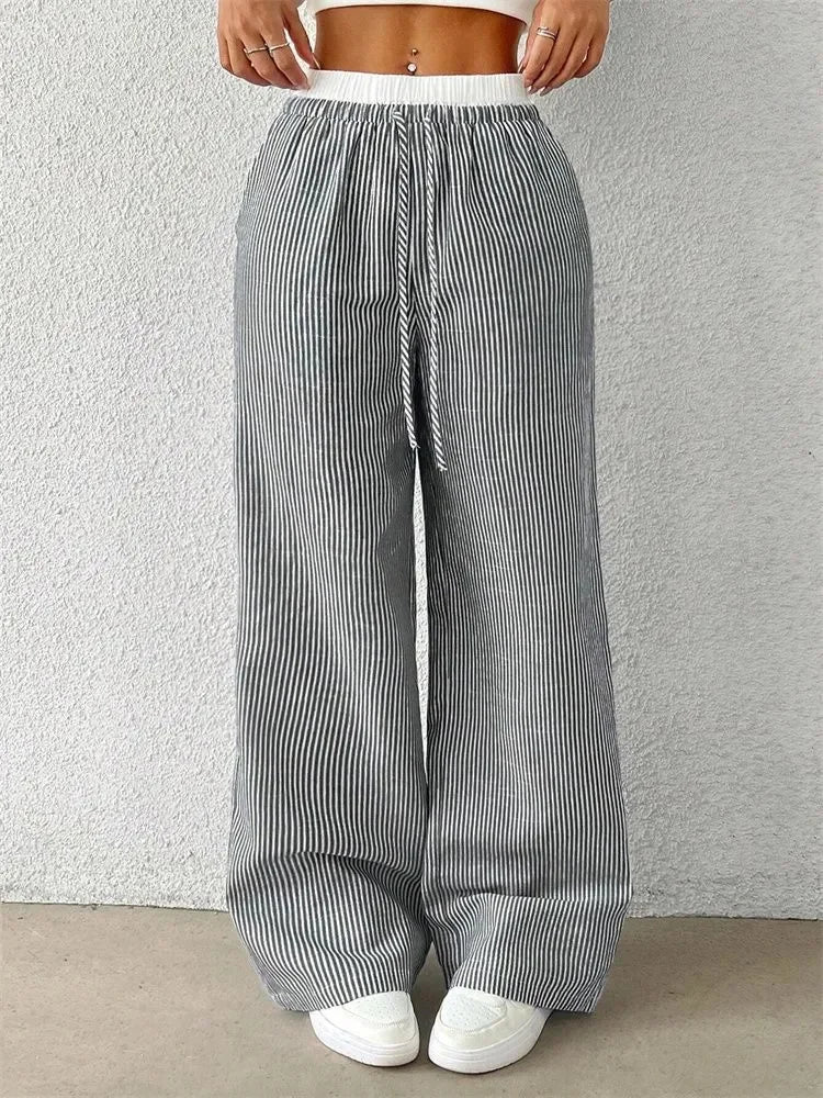 Mila Casual Striped Pants