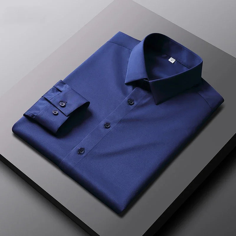Men’s Non-Iron Wrinkle-Resistant Long Sleeve Shirt