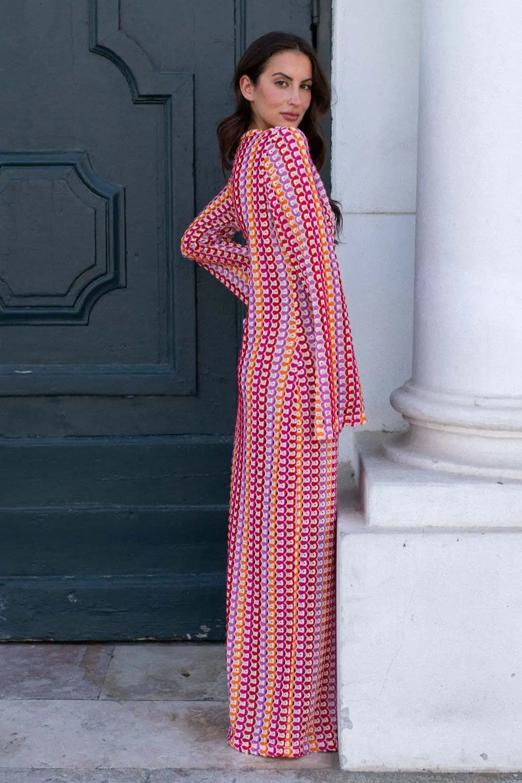 Luxe Crochet Maxi Dress