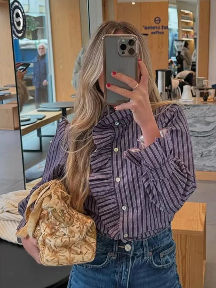 Casual Chic Stripe Blouse
