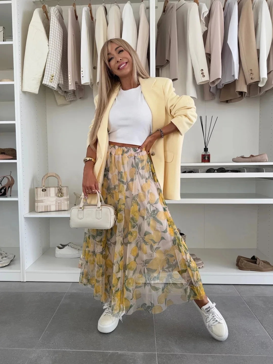 Lemon Bloom Skirt