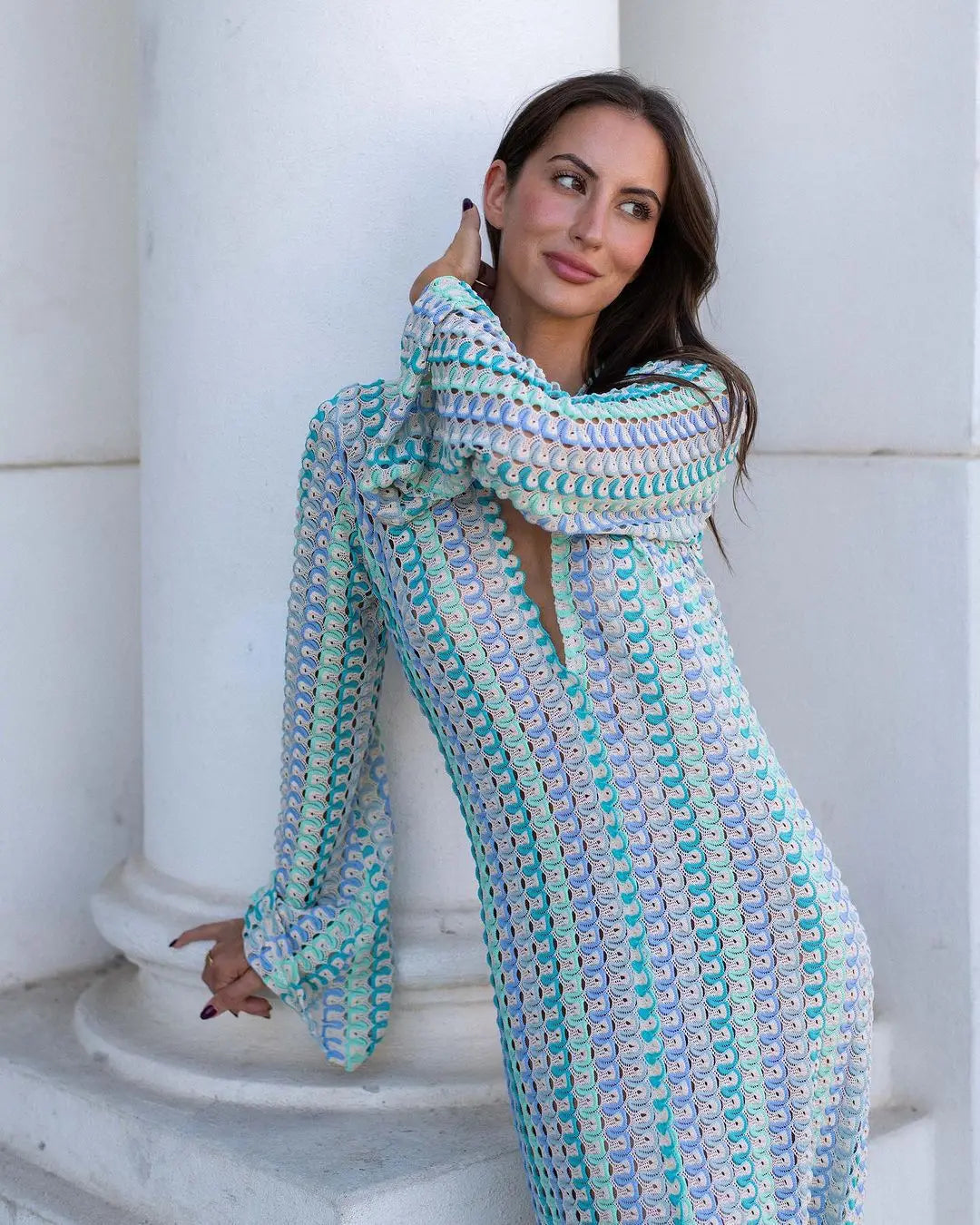 Luxe Crochet Maxi Dress