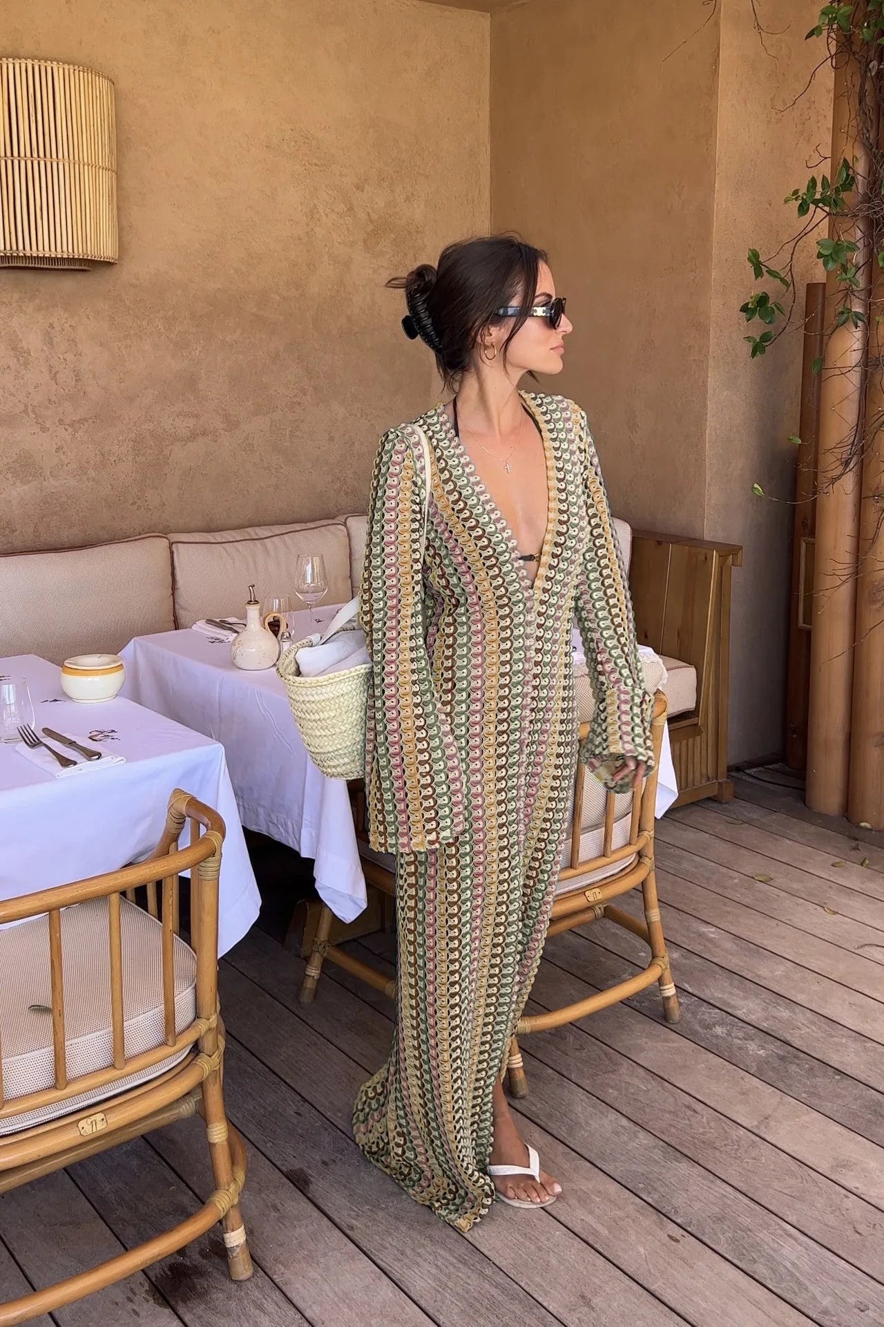 Luxe Crochet Maxi Dress