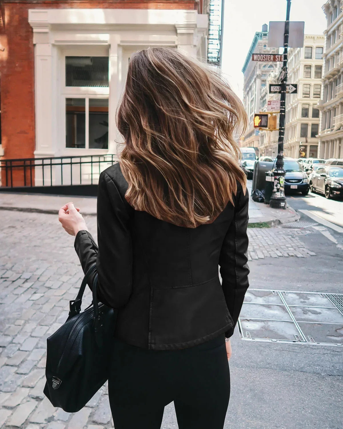 Belle Faux Leather Jacket