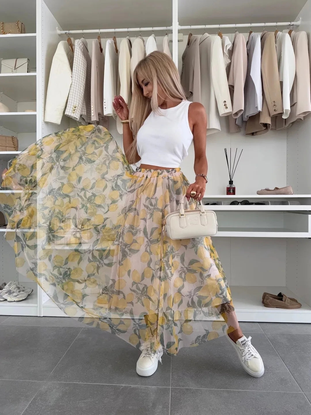 Lemon Bloom Skirt