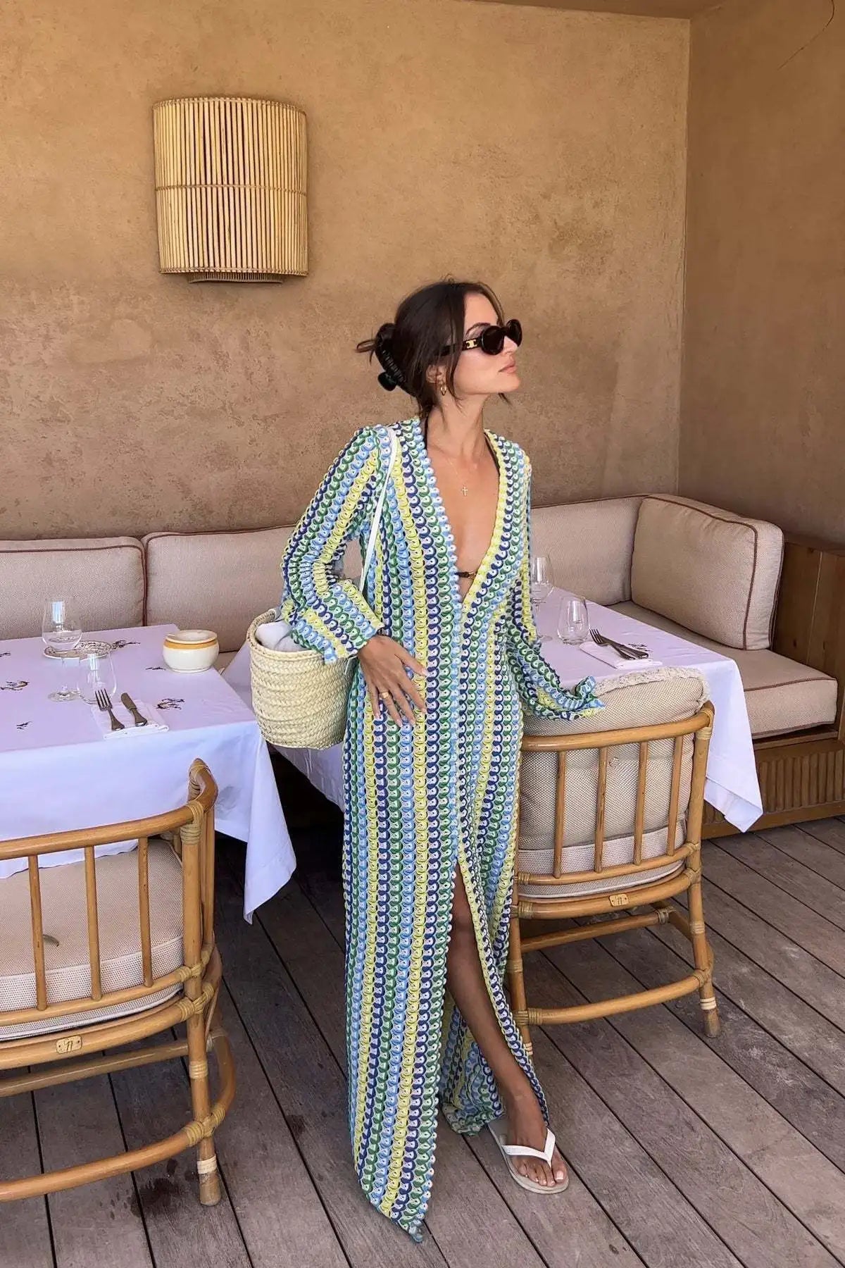 Luxe Crochet Maxi Dress