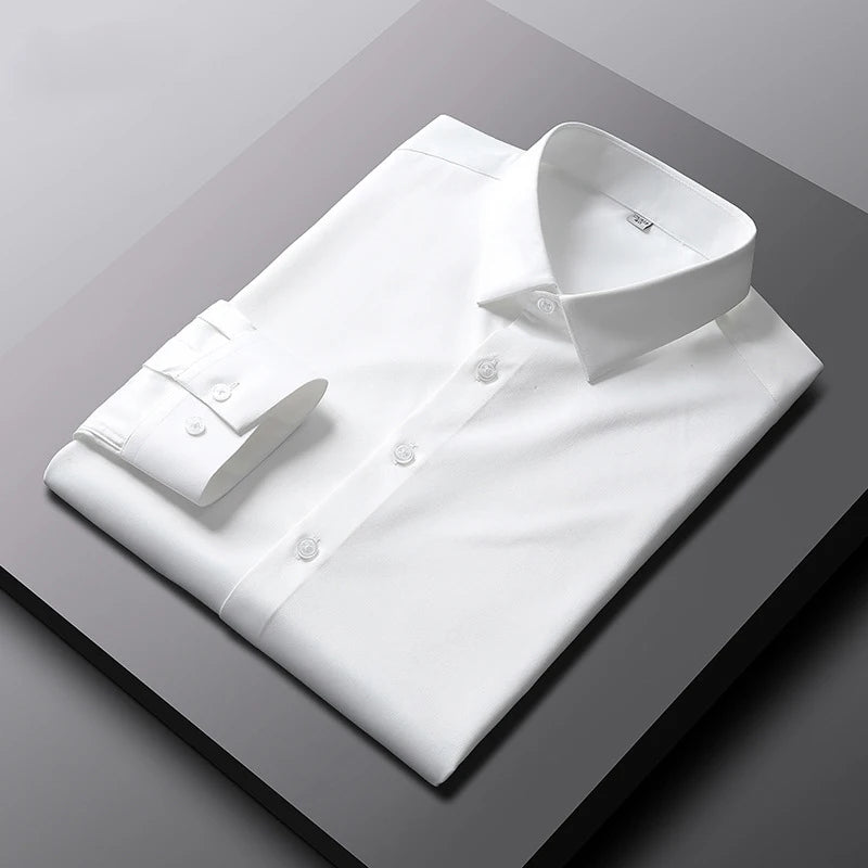 Men’s Non-Iron Wrinkle-Resistant Long Sleeve Shirt