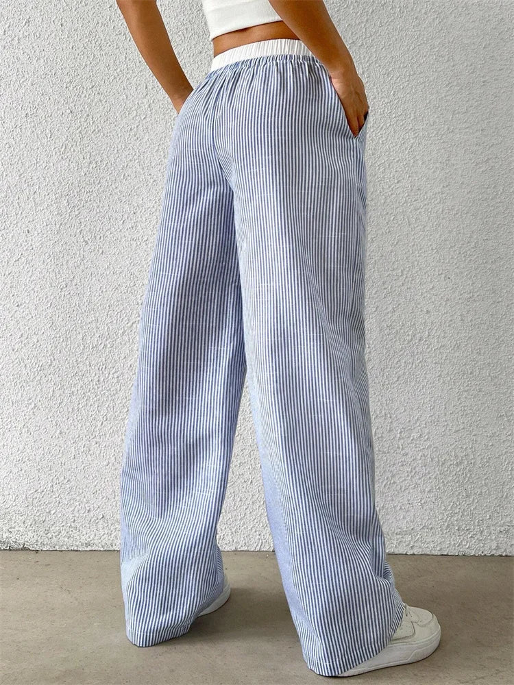 Mila Casual Striped Pants