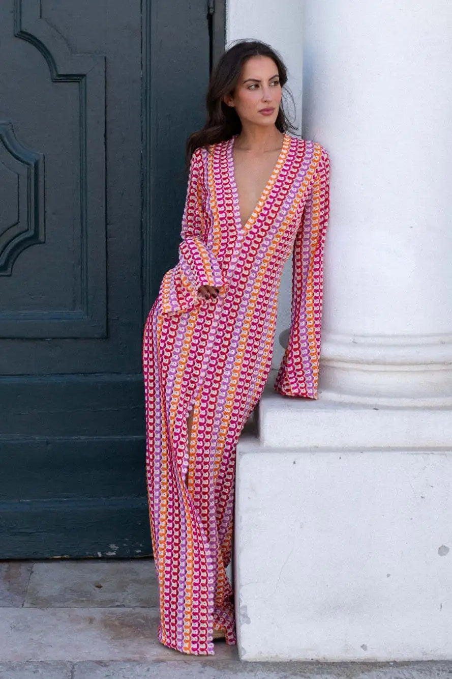 Luxe Crochet Maxi Dress