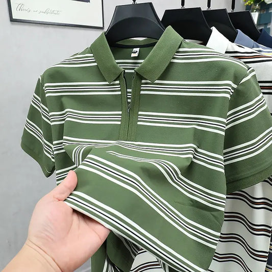 Lennox Striped Polo