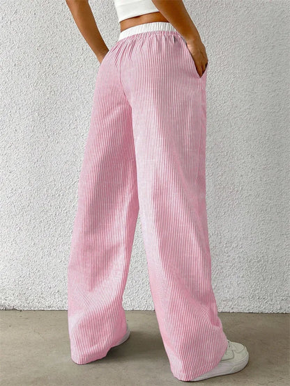 Mila Casual Striped Pants