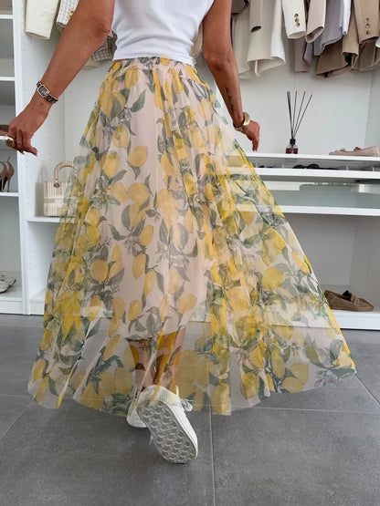 Lemon Bloom Skirt