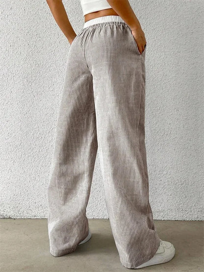 Mila Casual Striped Pants