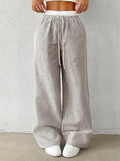 Mila Casual Striped Pants