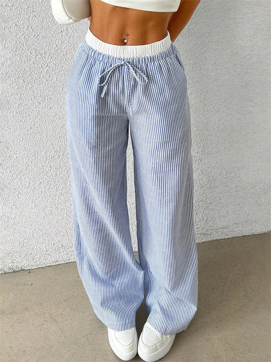 Mila Casual Striped Pants